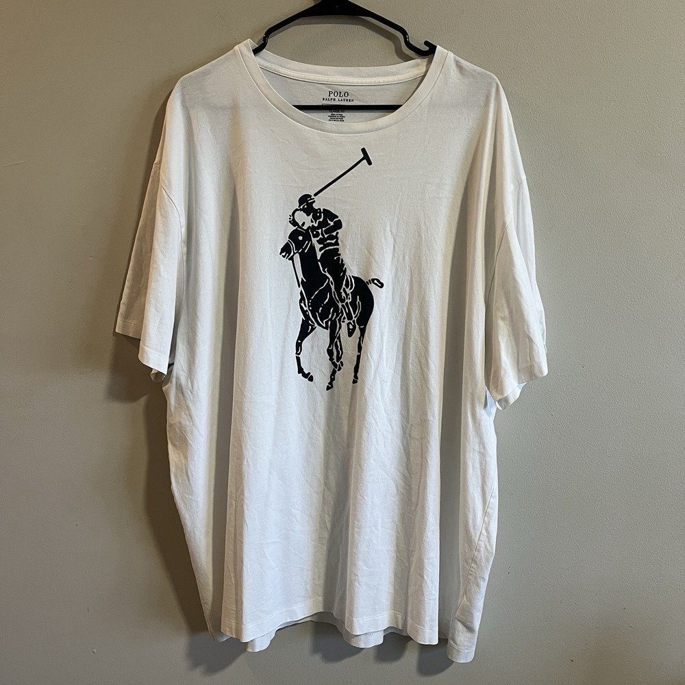 POLO RALPH LAUREN Big Pony Mens Crew Neck T shirt Big & Tall Size 2XL